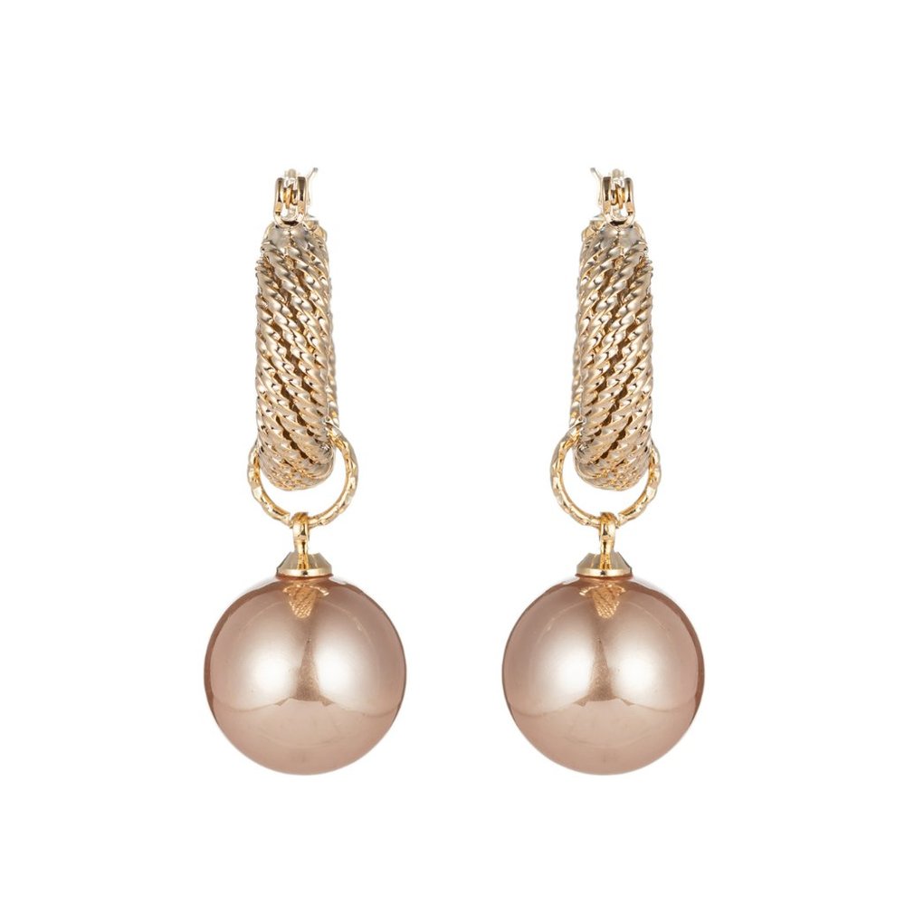 Metal Earrings Pearl Earrings ZB1092066